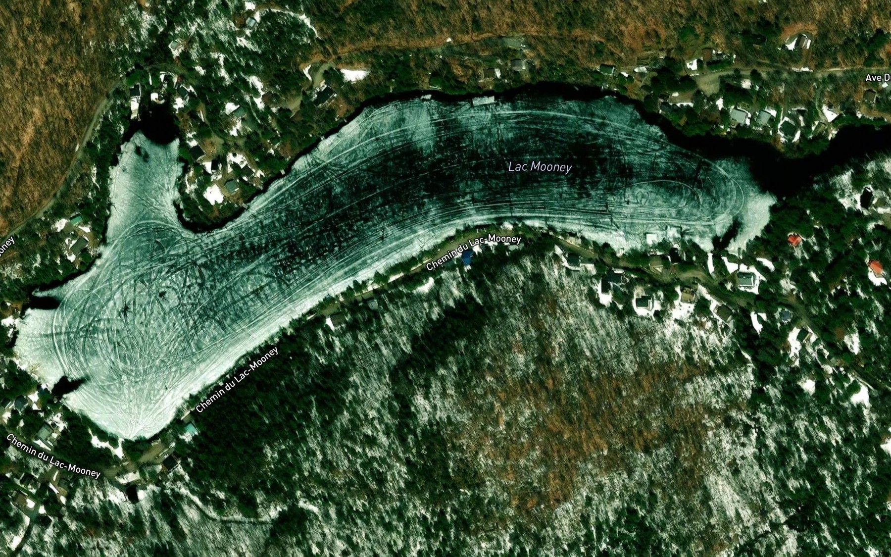 Satellite map of the LacMooney