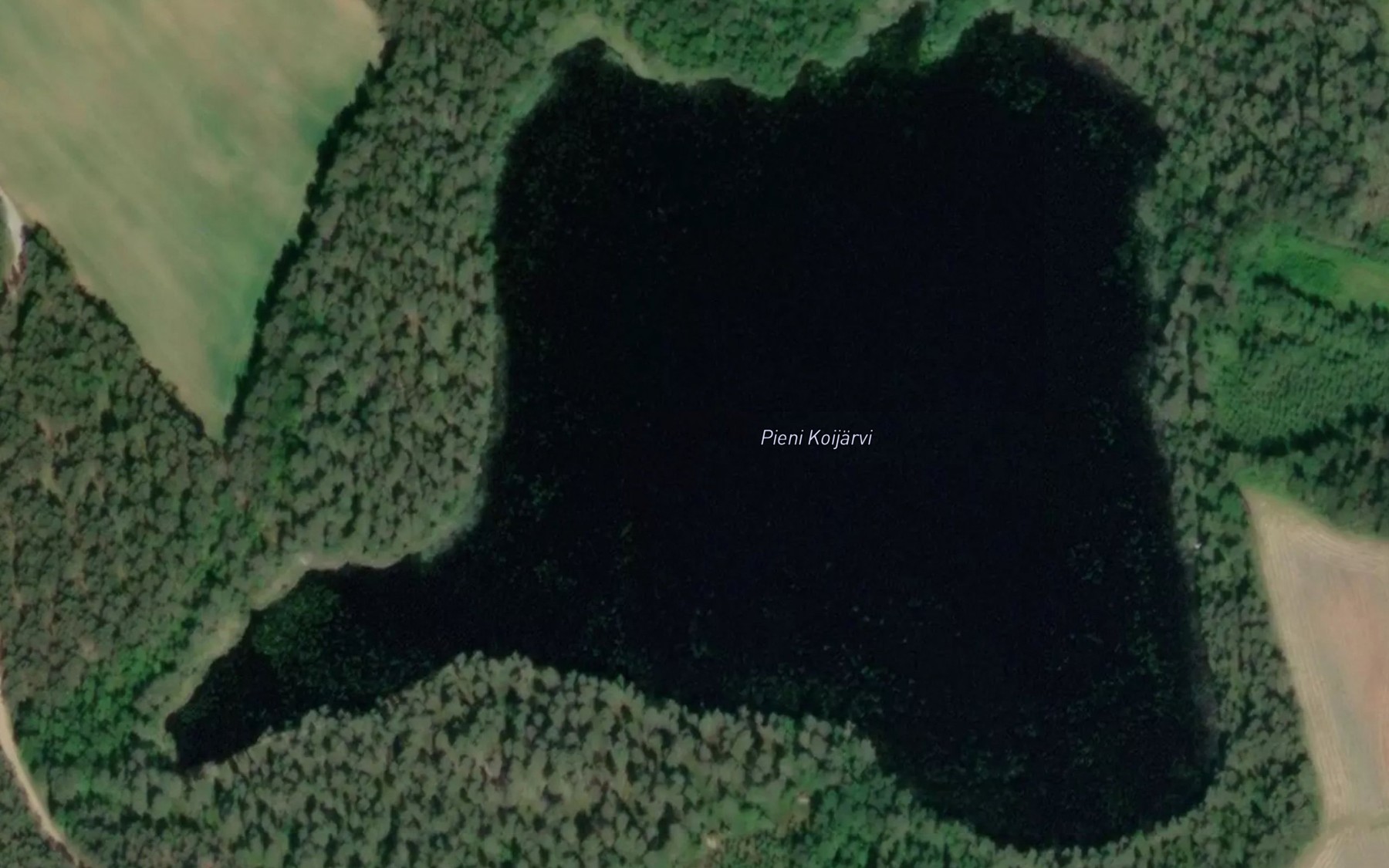 Satellite map of the Pieni Koijarvi