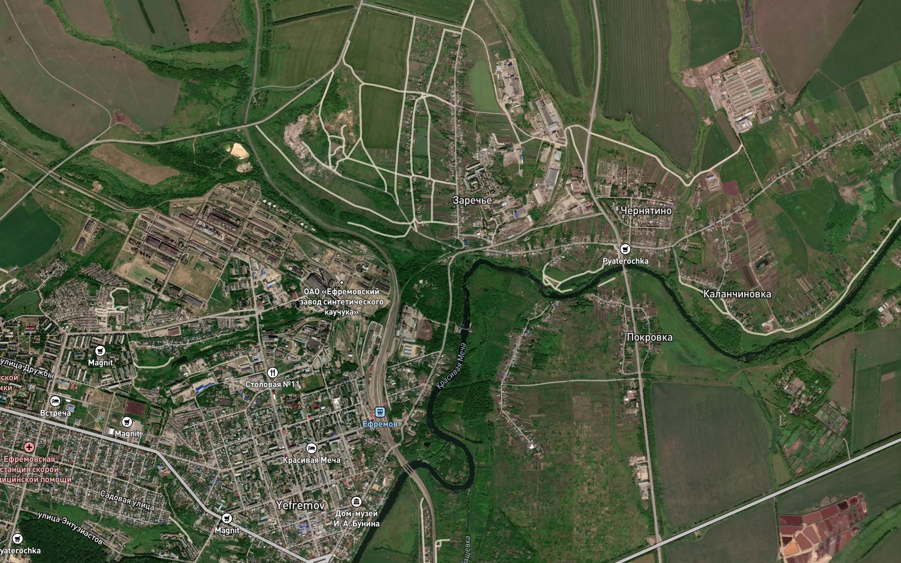 Satellite map of the Urodovka