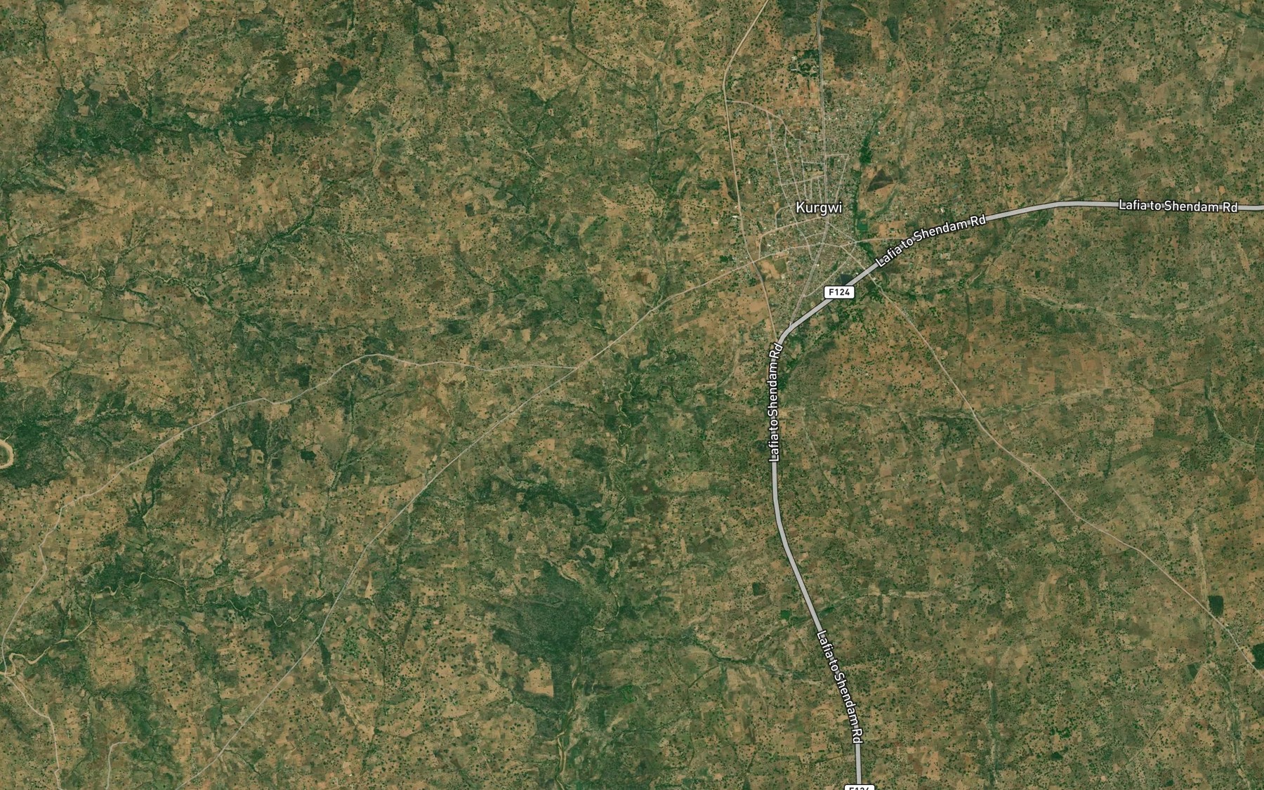Satellite map of the River Adekaa