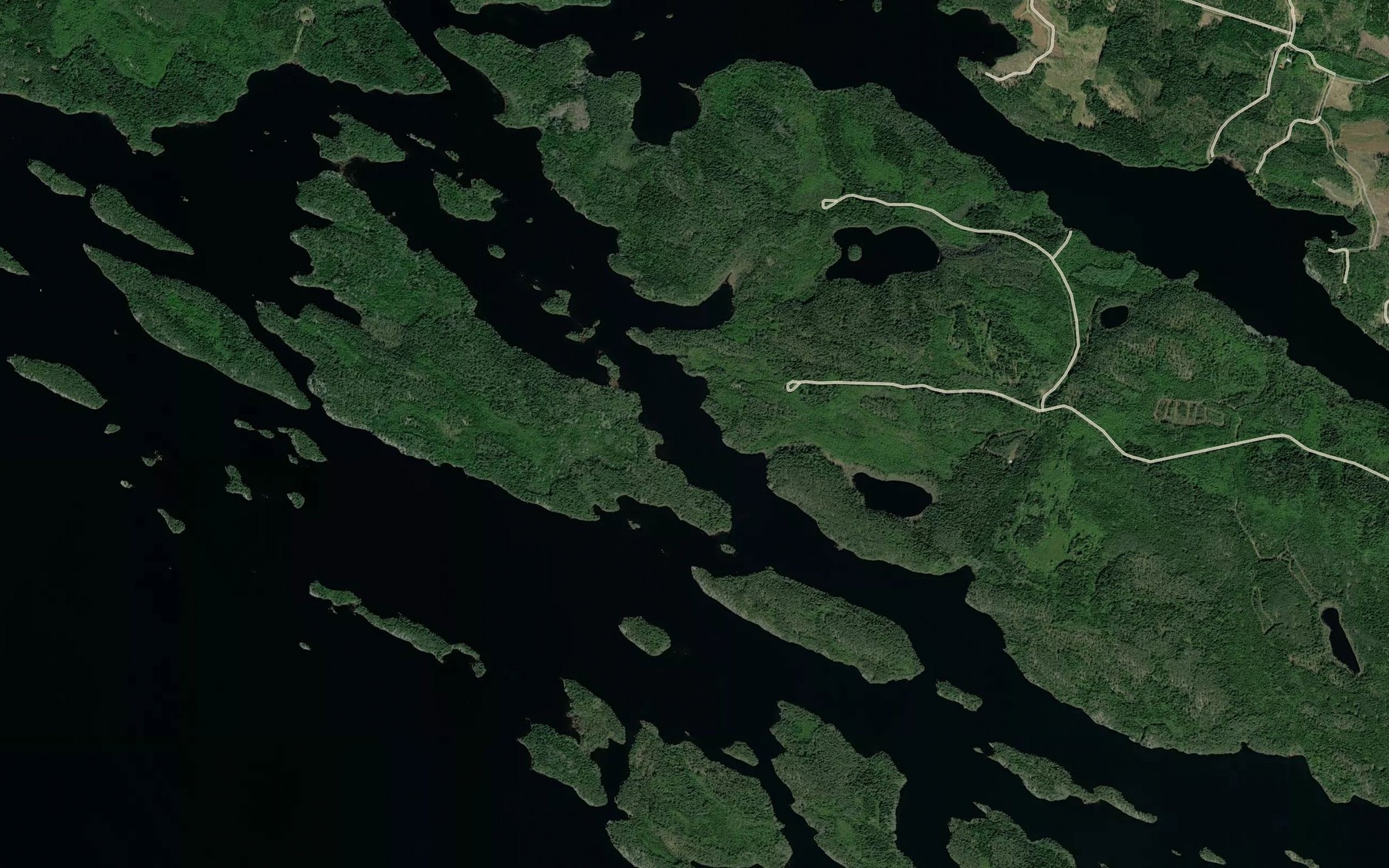 Satellite map of the Karsikkovirta