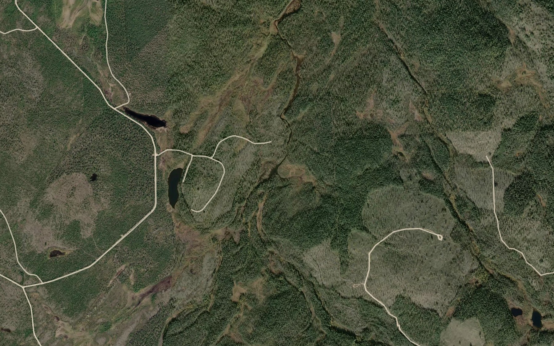 Satellite map of the Purnuoja