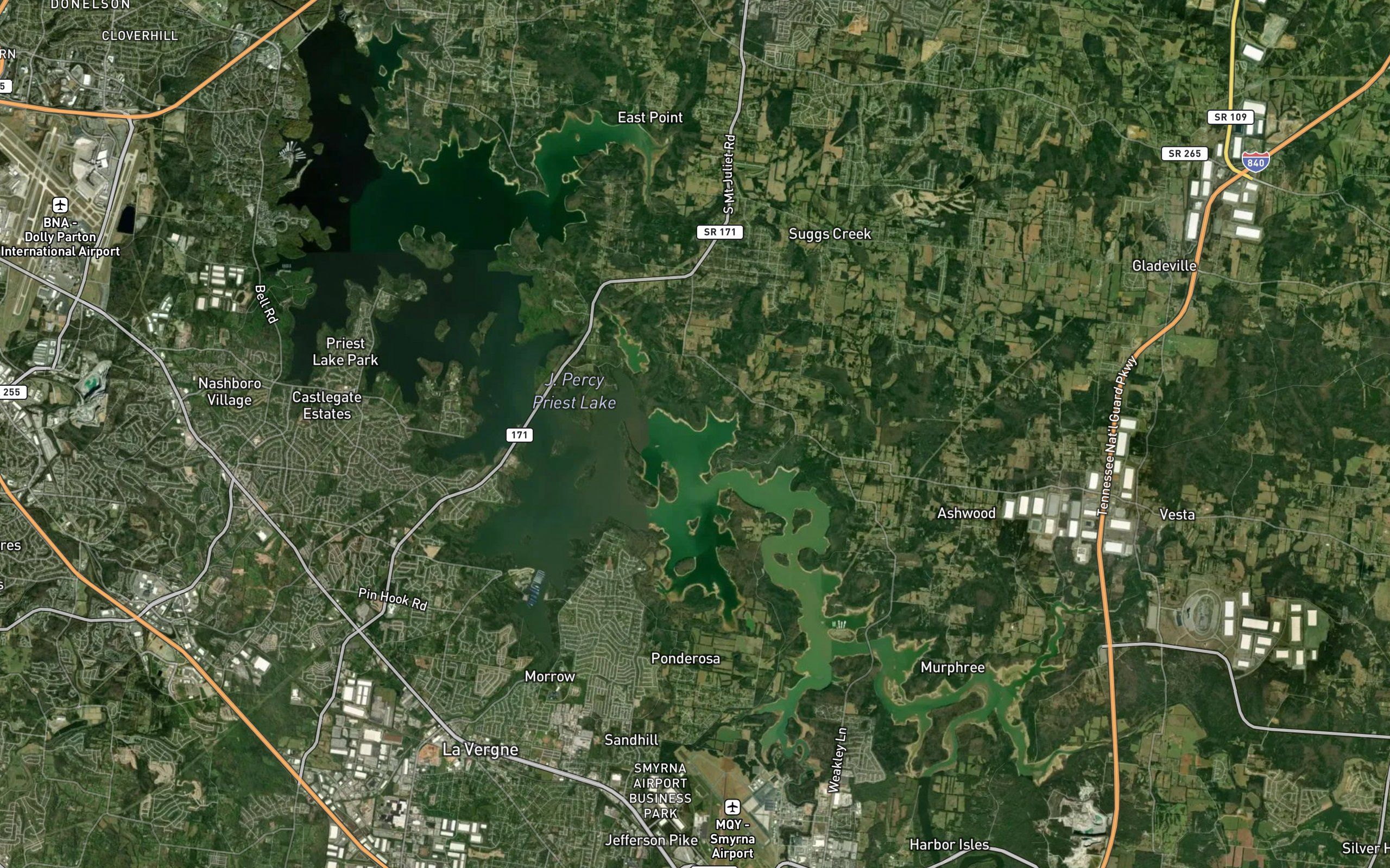 J. Percy Priest Reservoir