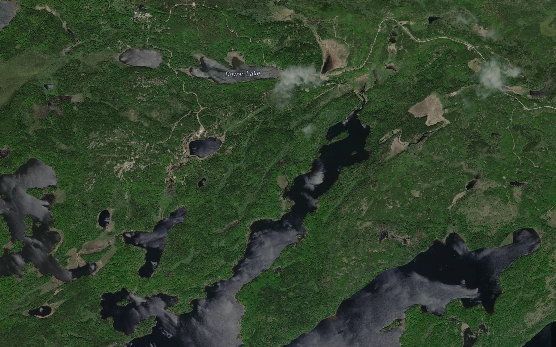 Satellite map of the Golden Arm