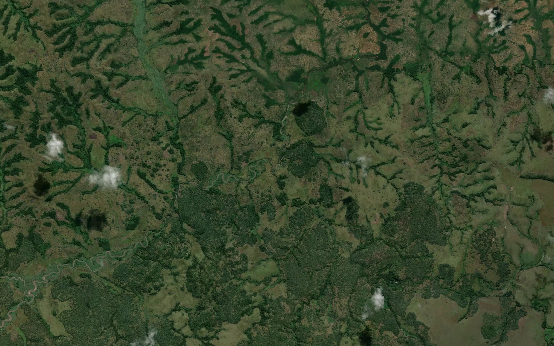 Satellite map of the Kibowe