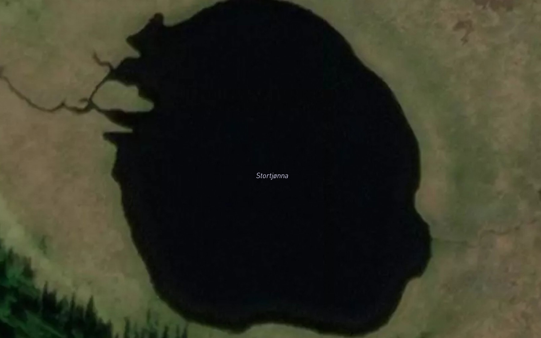 Satellite map of the Stortjonna