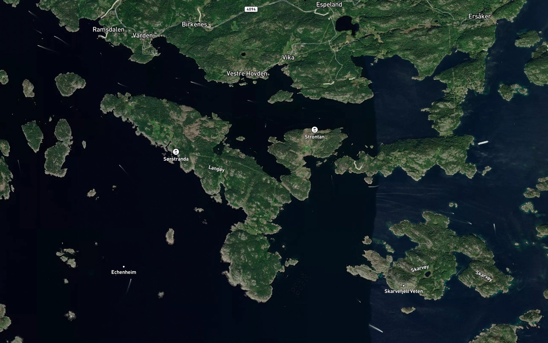 Satellite map of the Kollavika