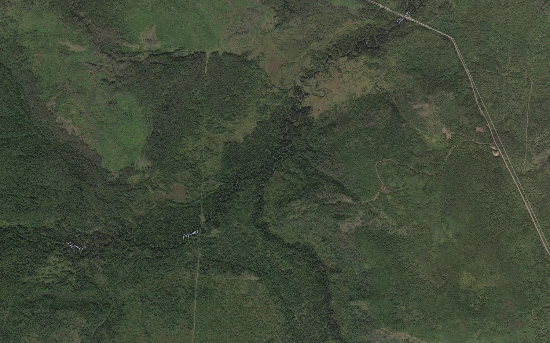 Satellite map of the Tukshara