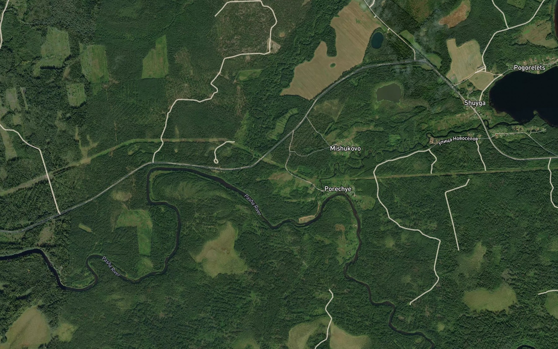 Satellite map of the Pit'