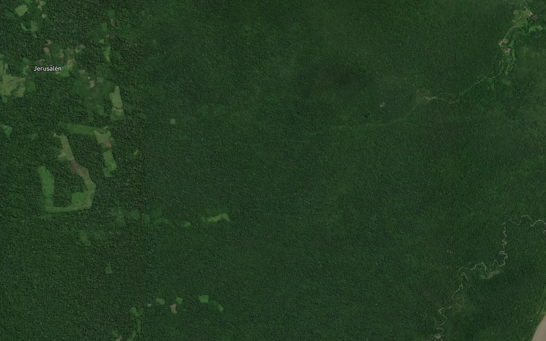 Satellite map of the Rio Yacuacoa