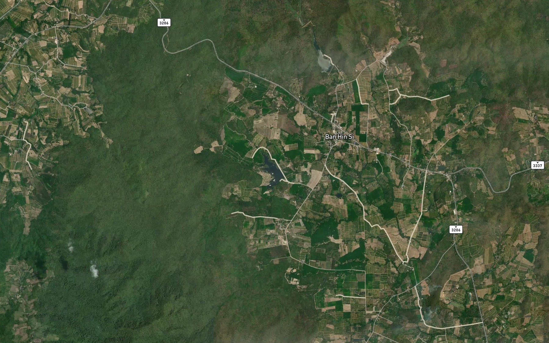 Satellite map of the Ang Kep Nam Huai Phu Krut