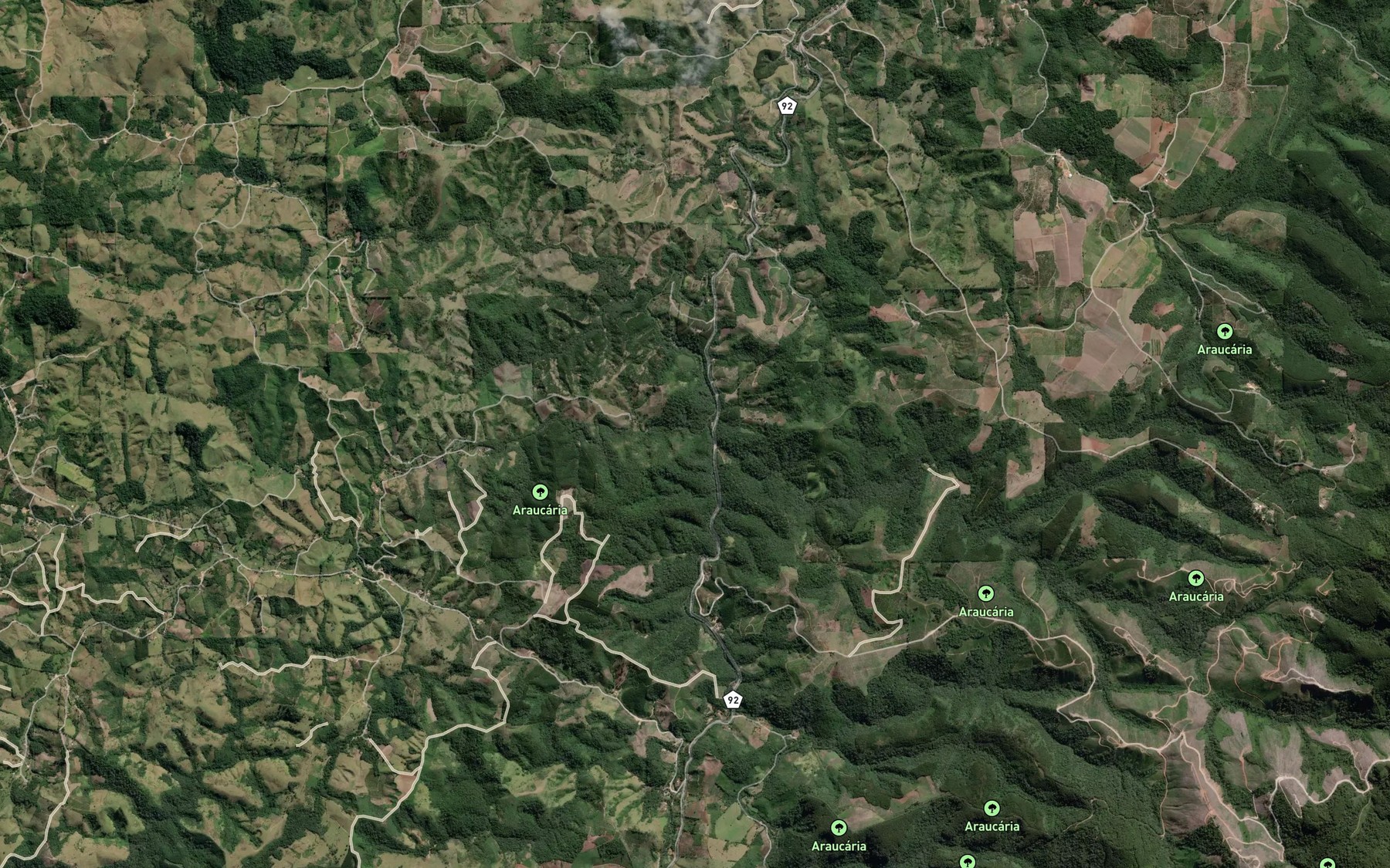 Satellite map of the Rio Barra Bonita