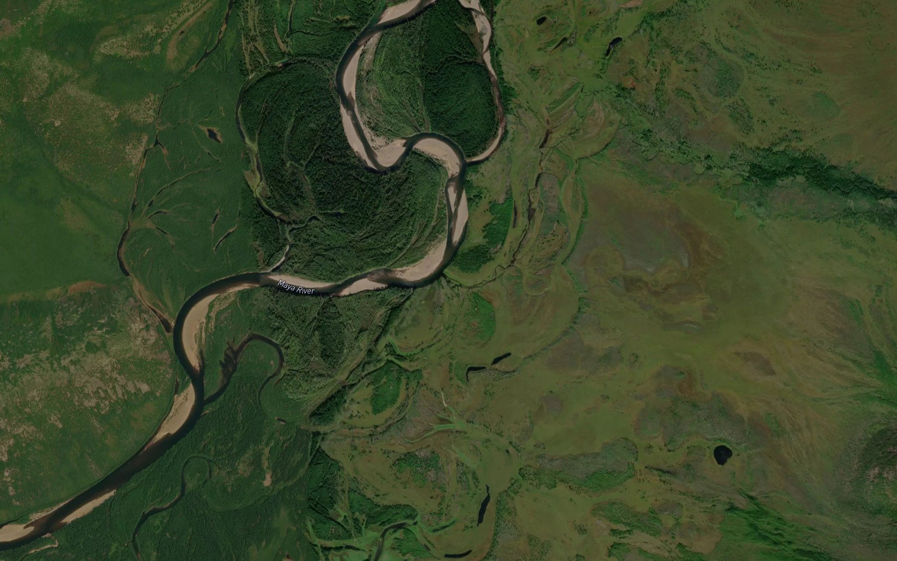 Satellite map of the Komarinyy