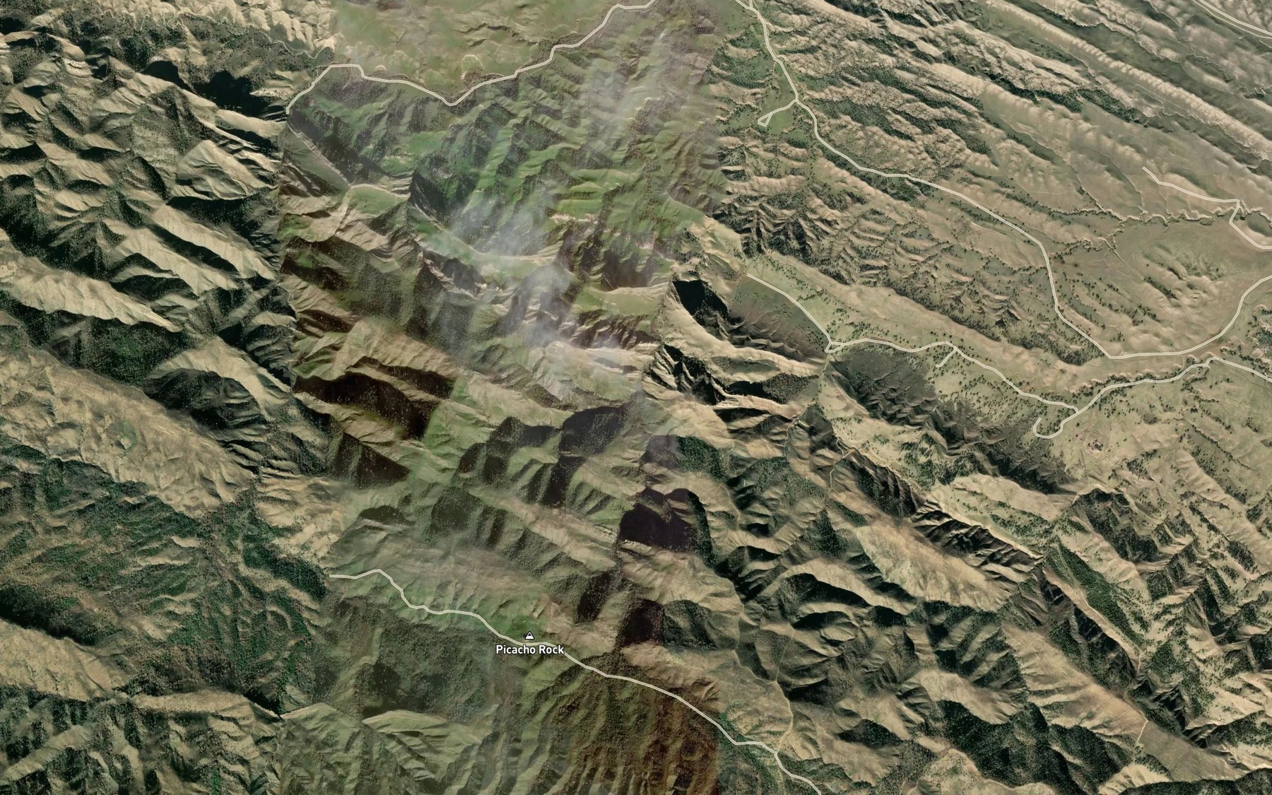 Satellite map of the La Jolla Creek