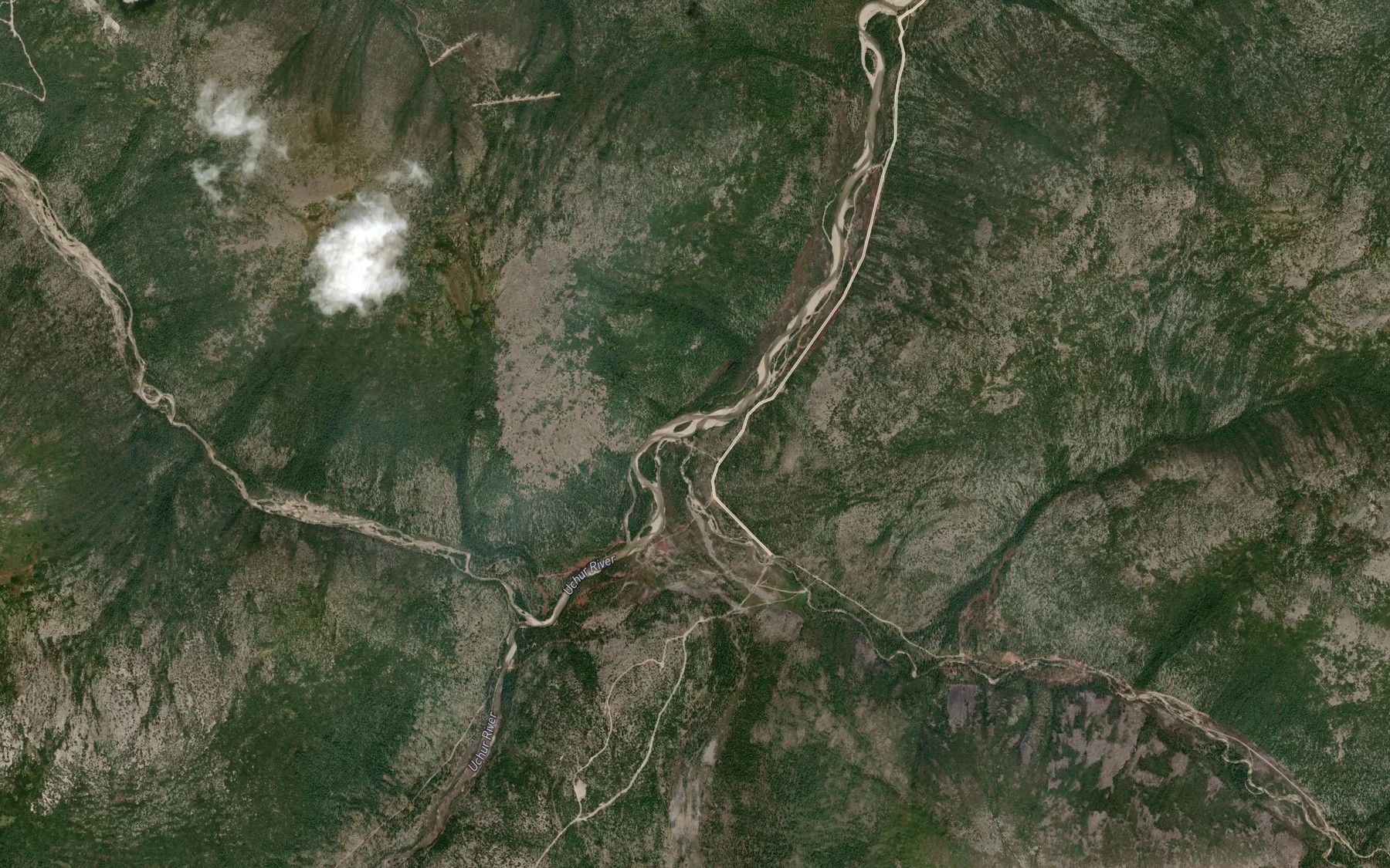 Satellite map of the El'damu-Makit