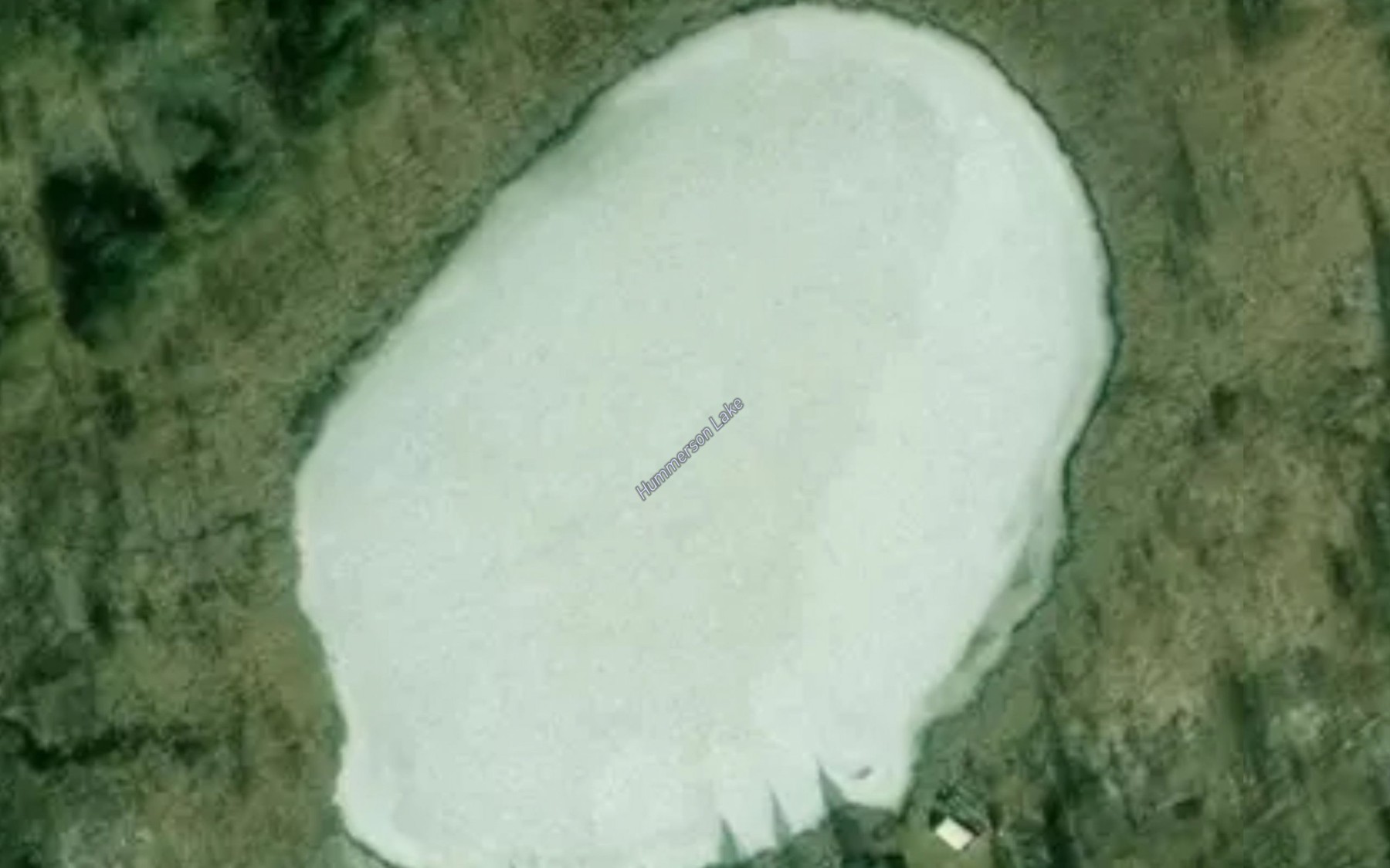 Satellite map of the Hummerson Lake