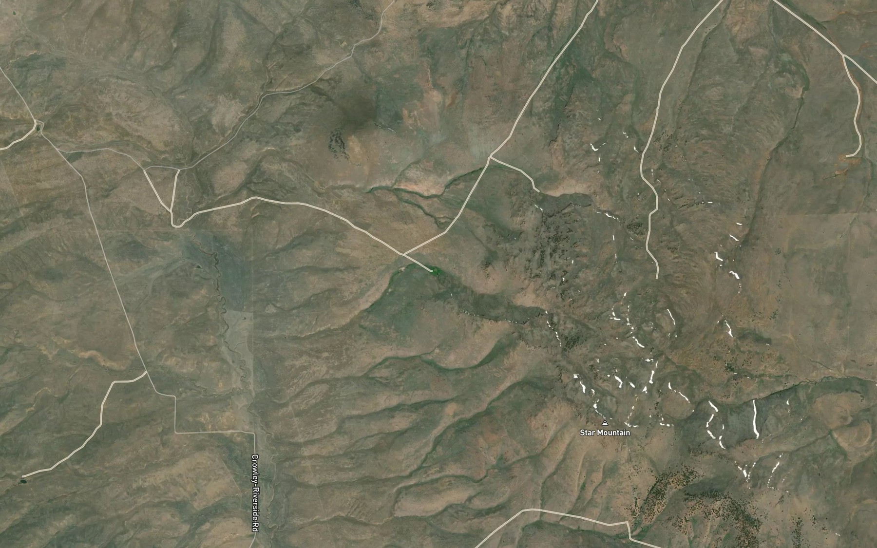 Satellite map of the Stump Spring