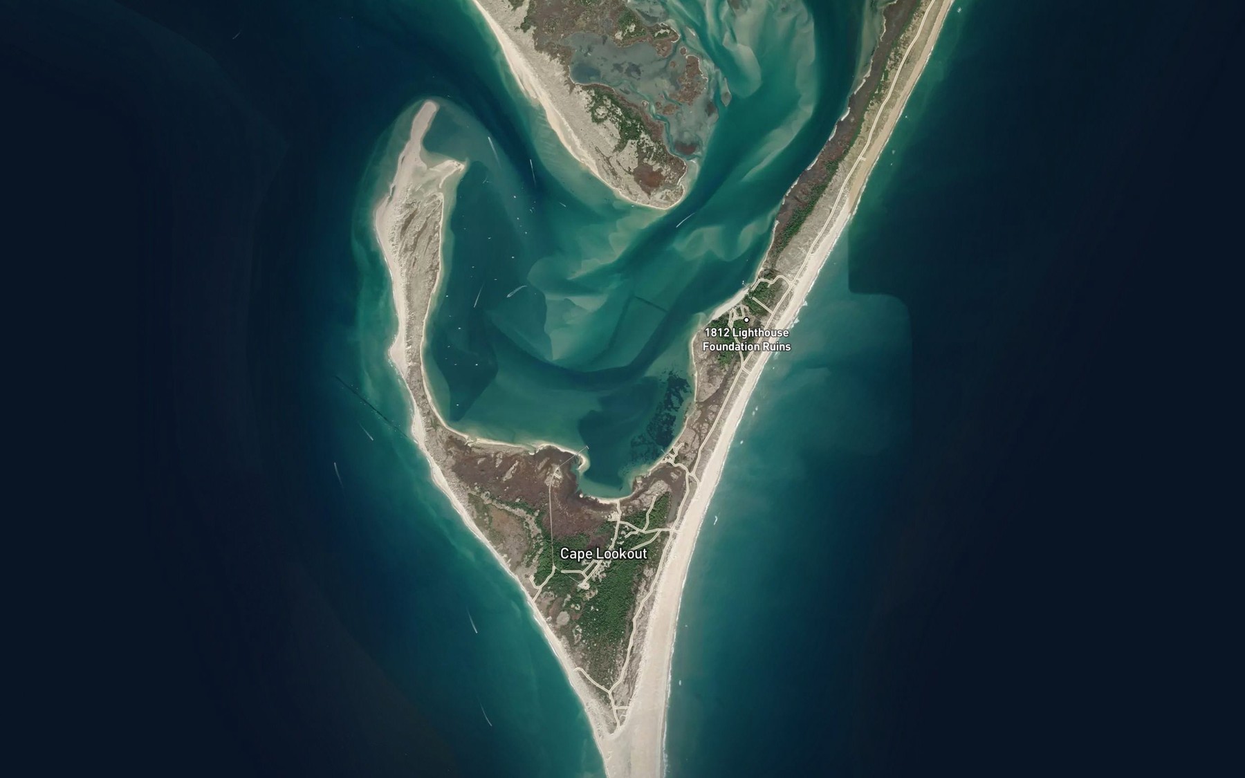 Satellite map of the Lookout Bight