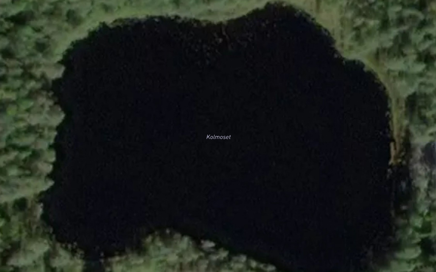 Satellite map of the Kolmoset