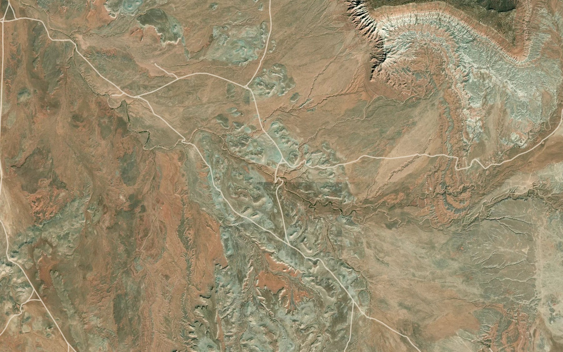 Satellite map of the Lytle Spring