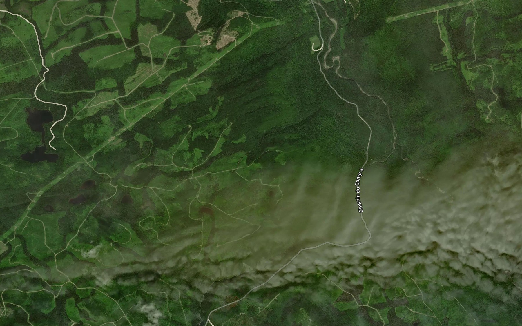 Satellite map of the Coulee a O'Connor