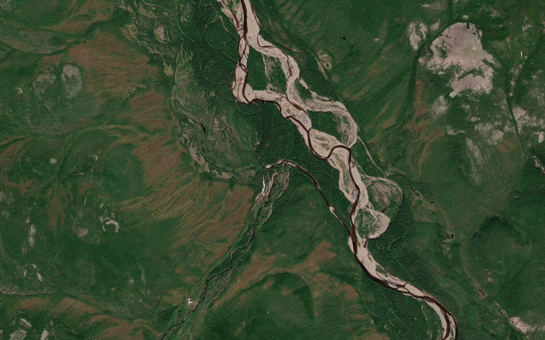 Satellite map of the Dyalgaran