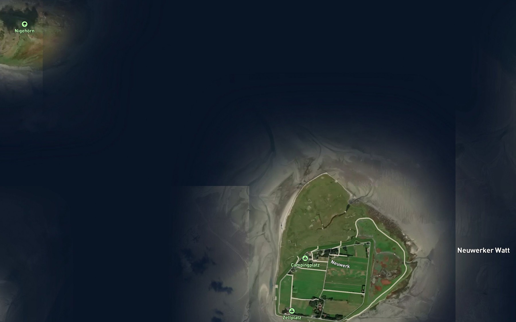 Satellite map of the Hundebalje