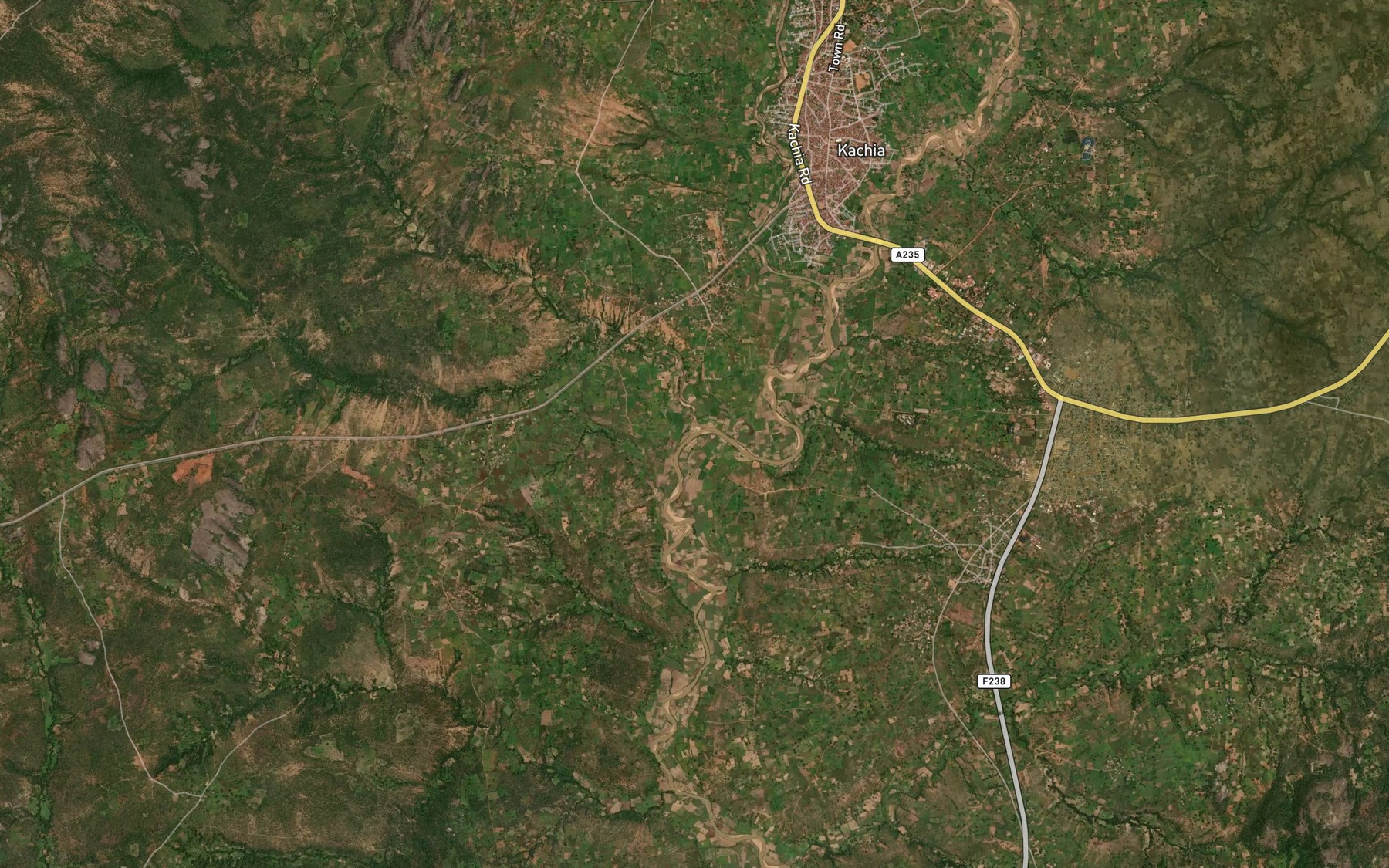 Satellite map of the River Rahaina
