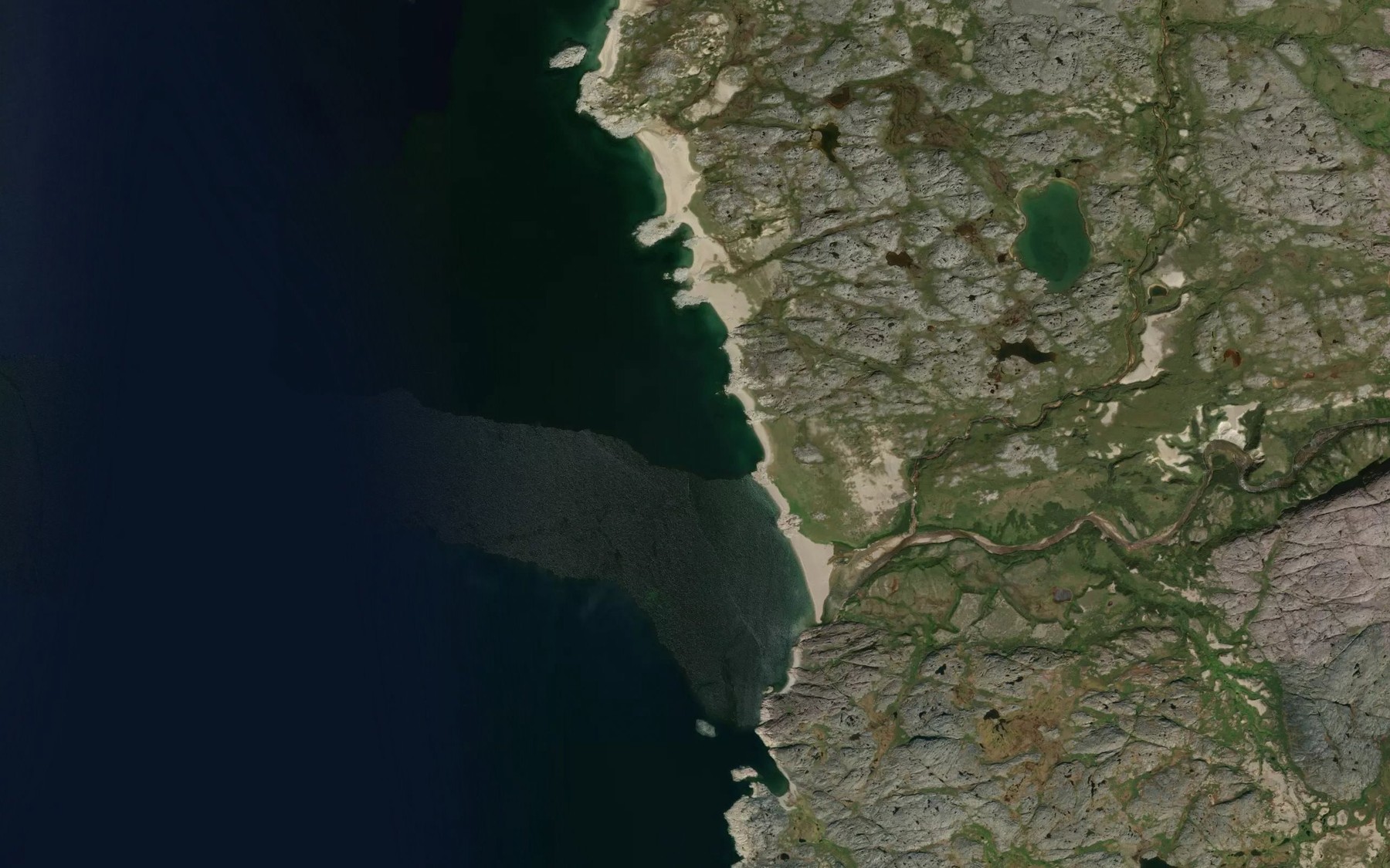 Satellite map of the Riviere Brot