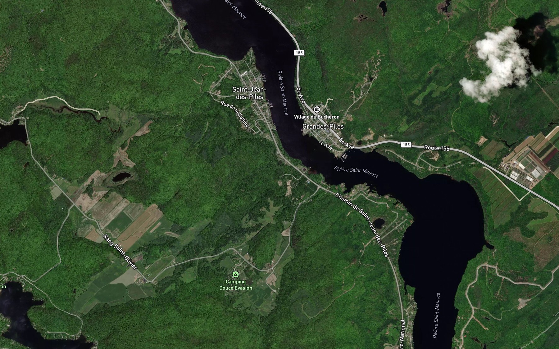 Satellite map of the Decharge du Lac Turner