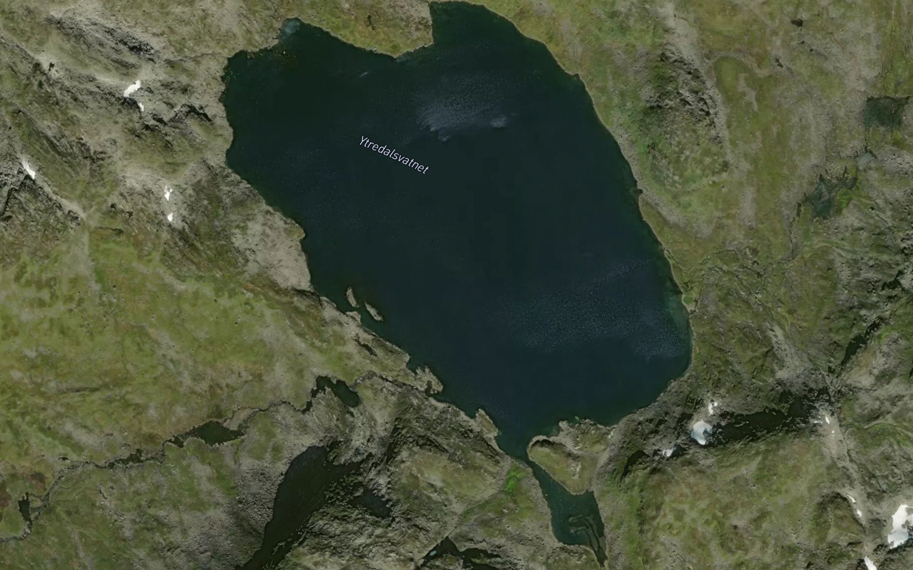 Satellite map of the Ytredalsvatnet