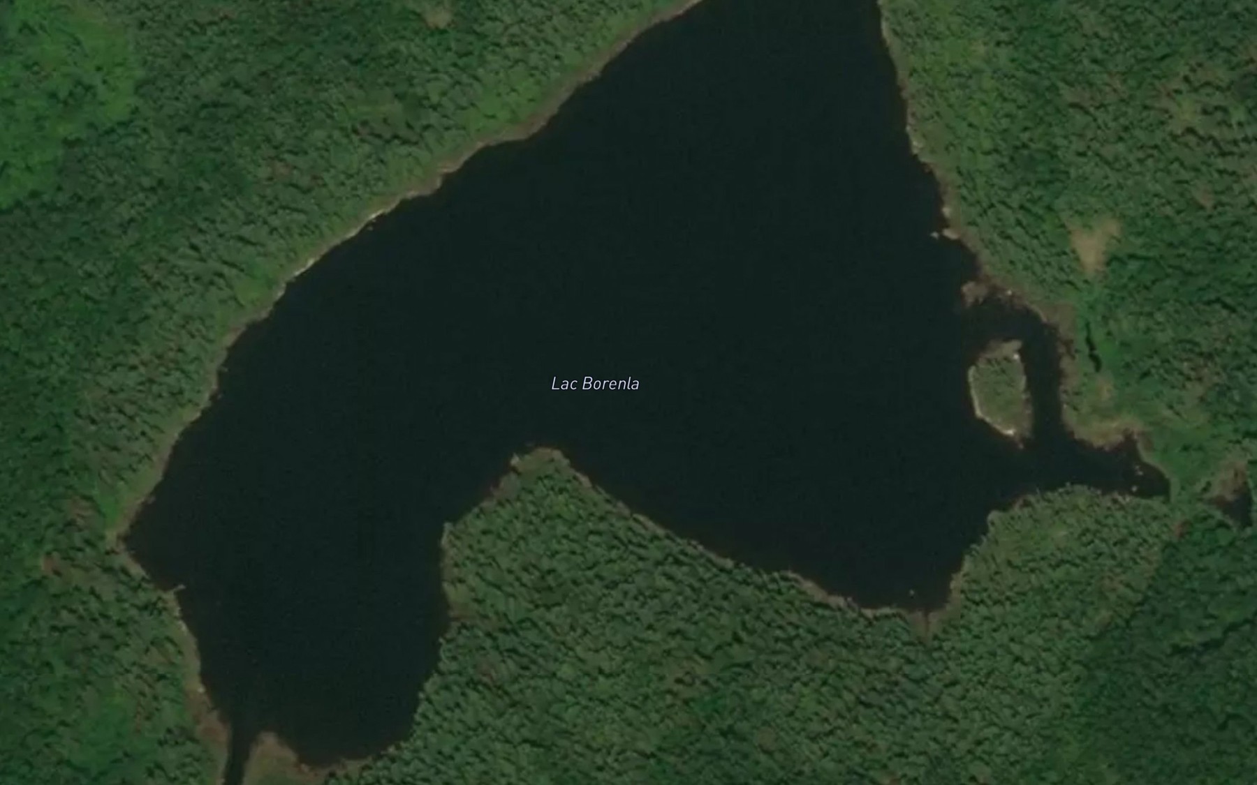 Satellite map of the Lac Borenla