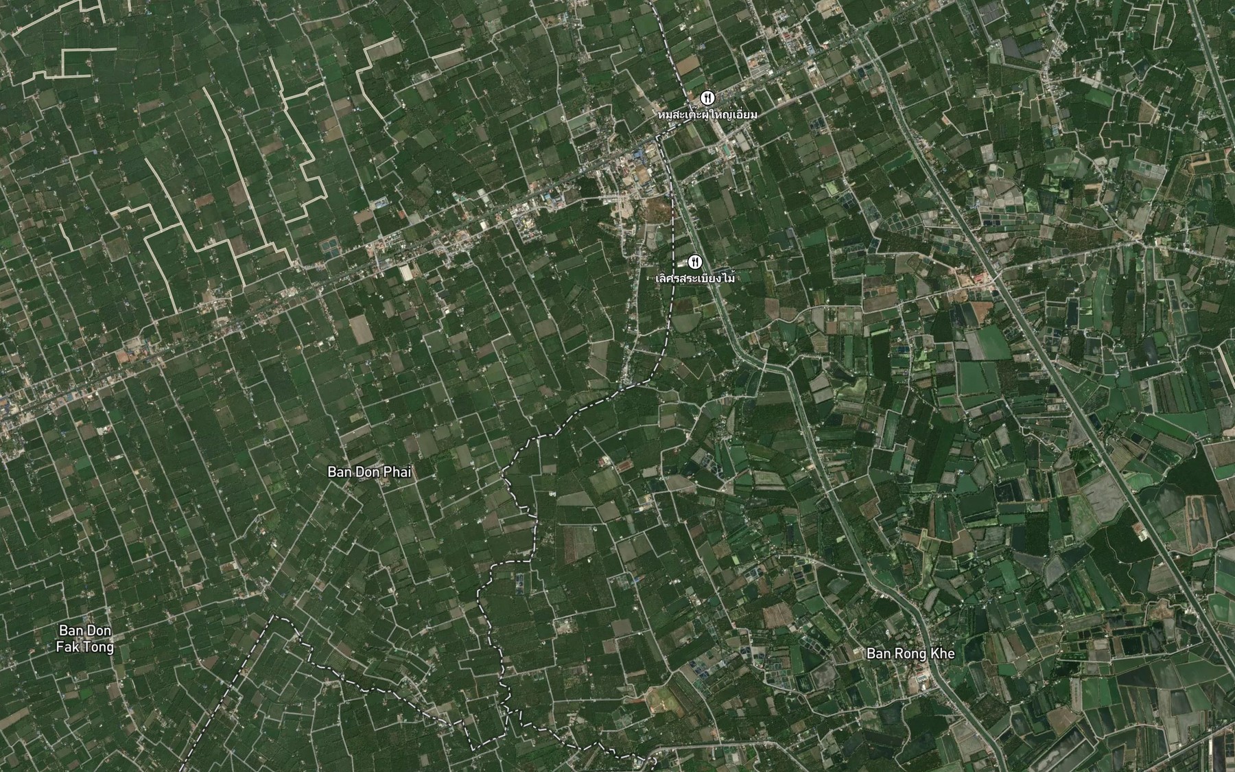 Satellite map of the Khlong Yan Sue