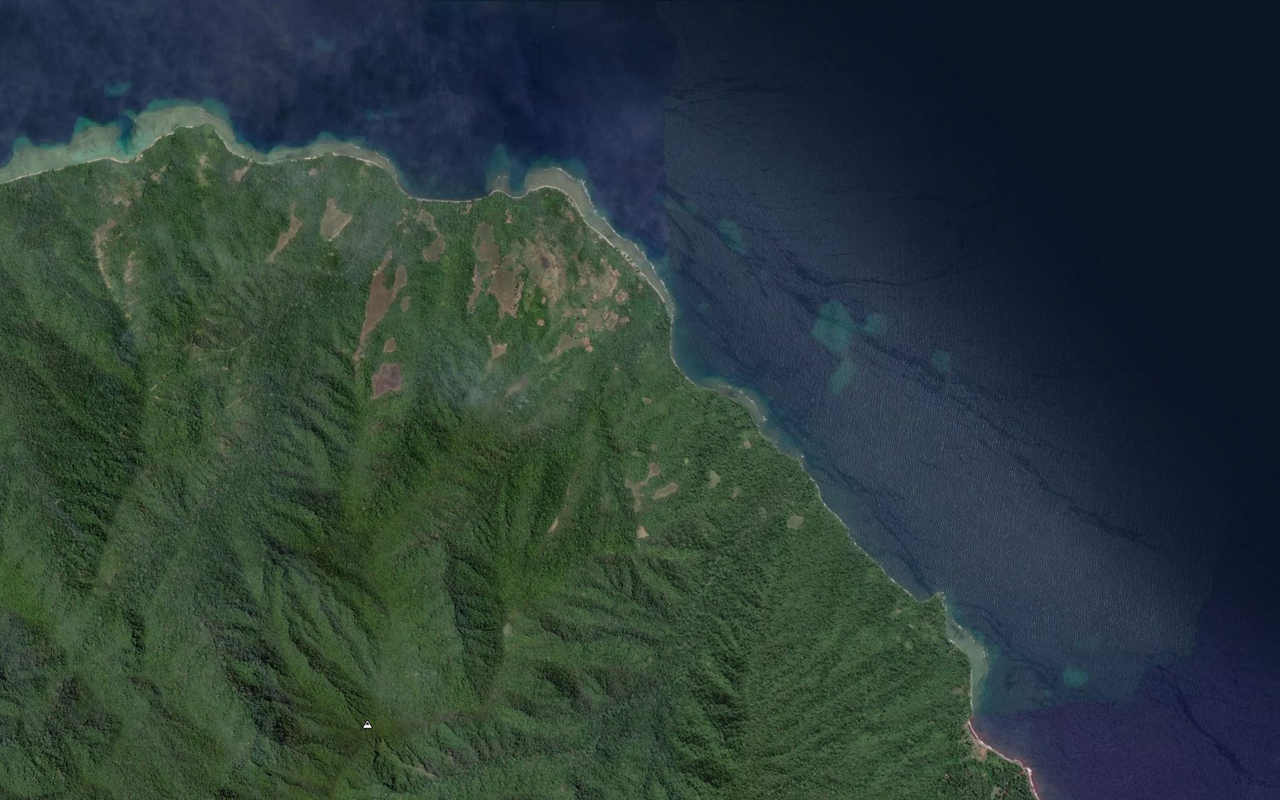 Satellite map of the Aisul Creek