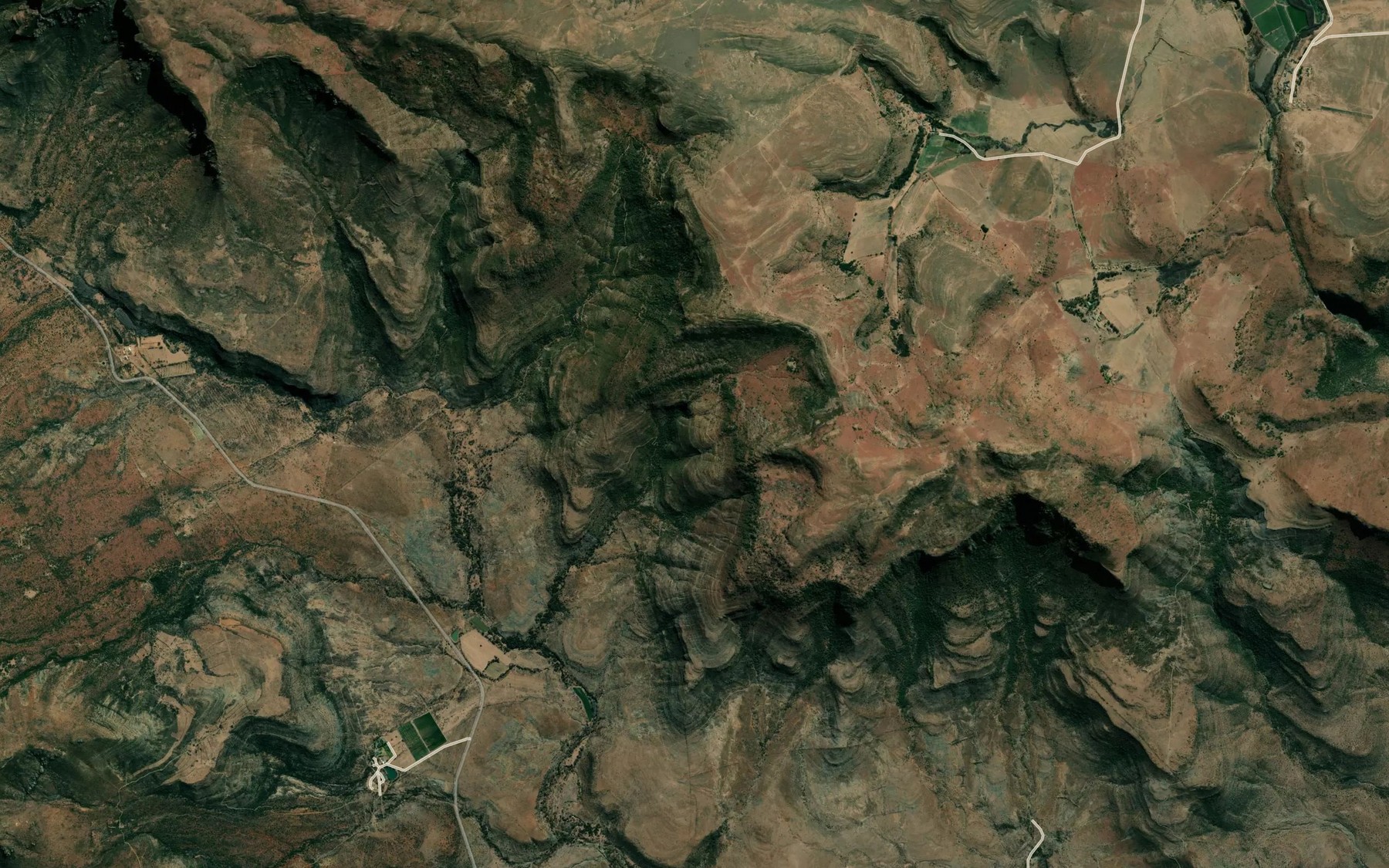 Satellite map of the Wyehoek