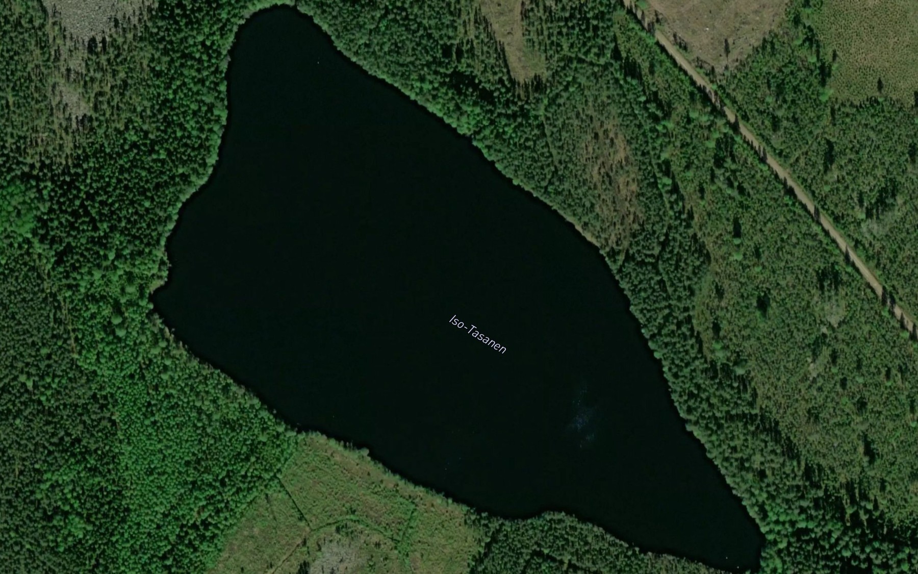 Satellite map of the Iso-Tasanen