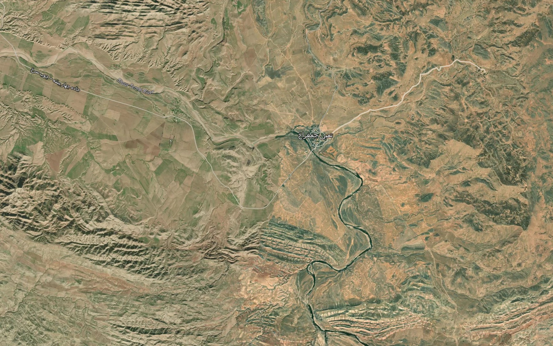 Satellite map of the Darreh Pumba Kal