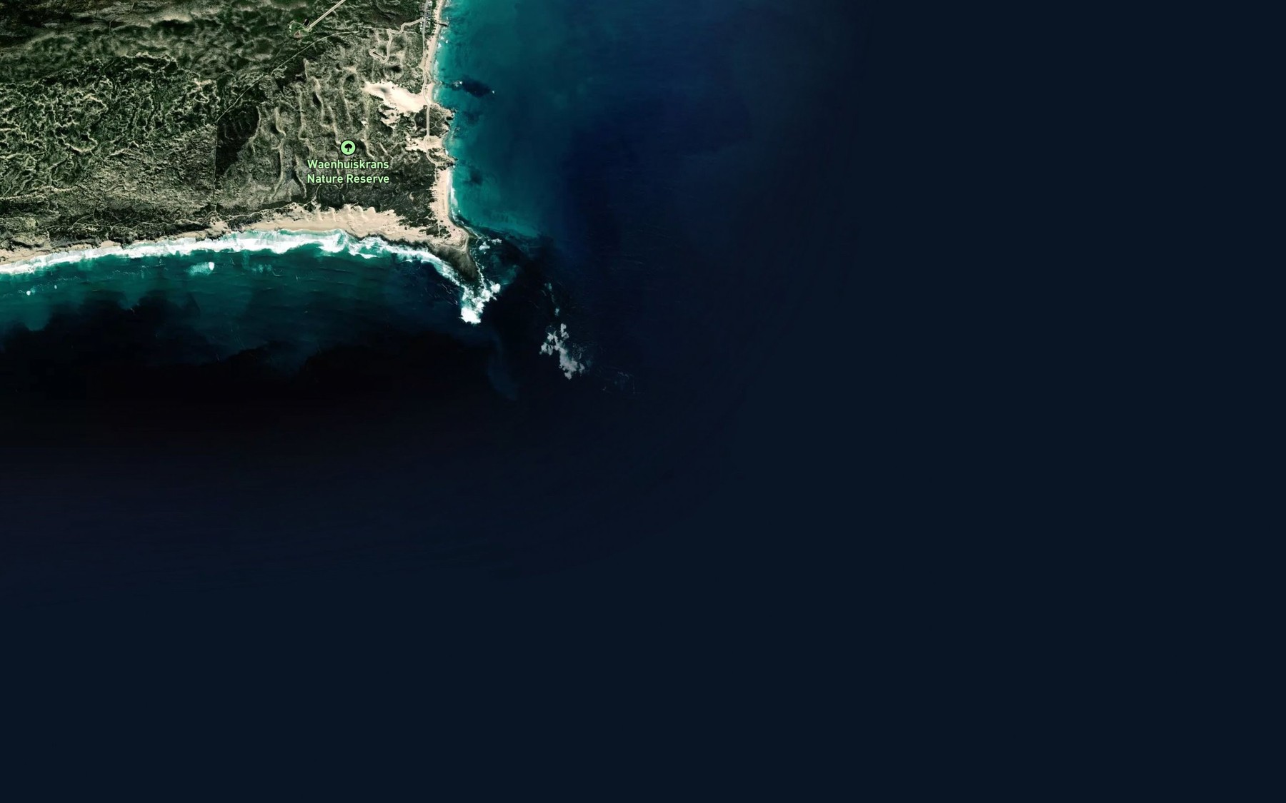 Satellite map of the Bulldog Reef