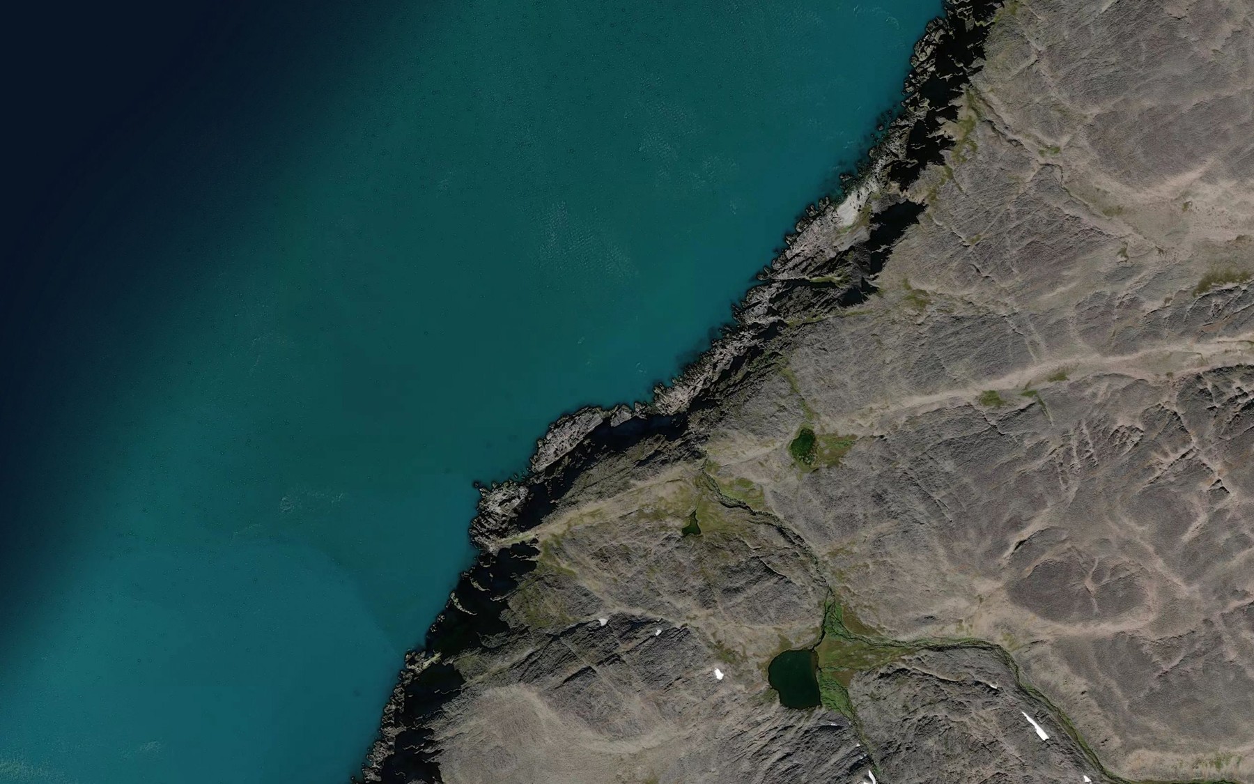 Satellite map of the Skarbergvika