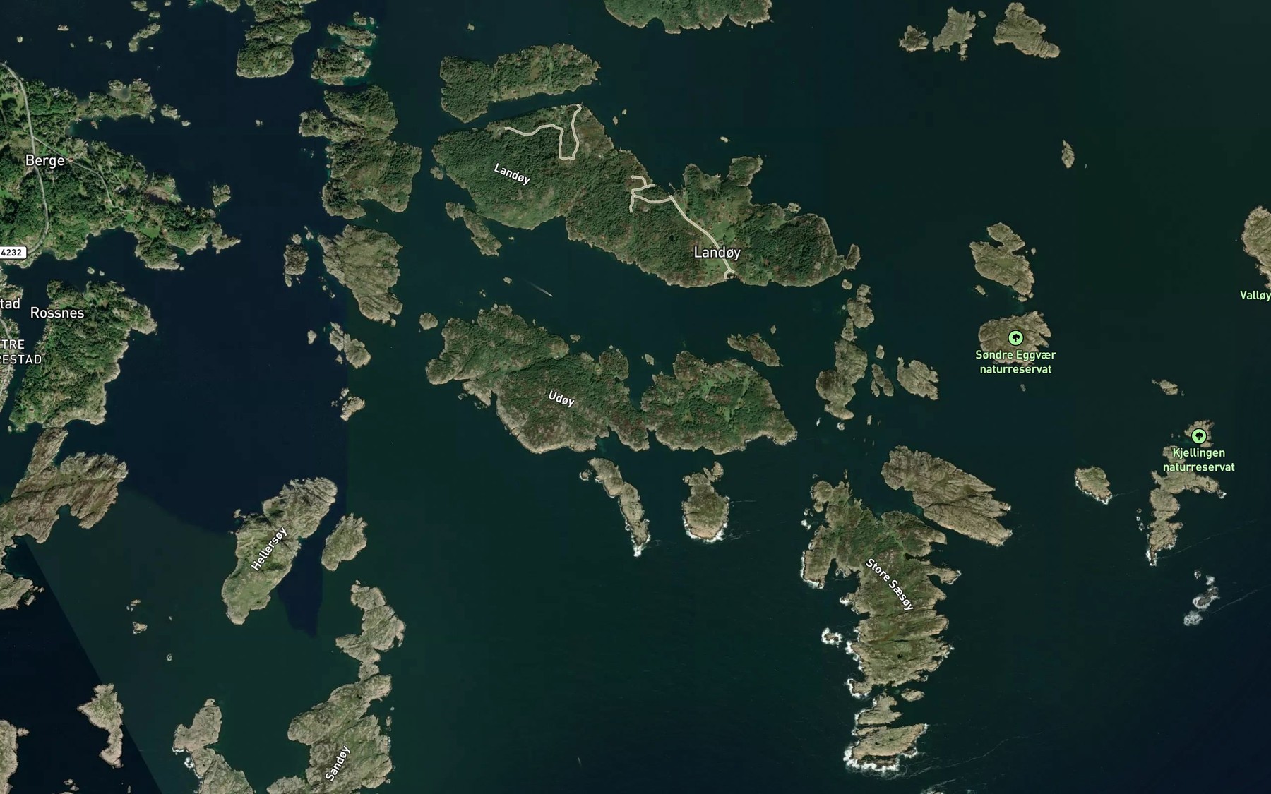 Satellite map of the Trevika