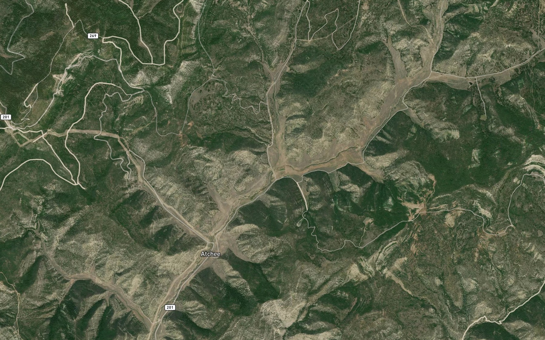 Satellite map of the West Branch West Salt Creek