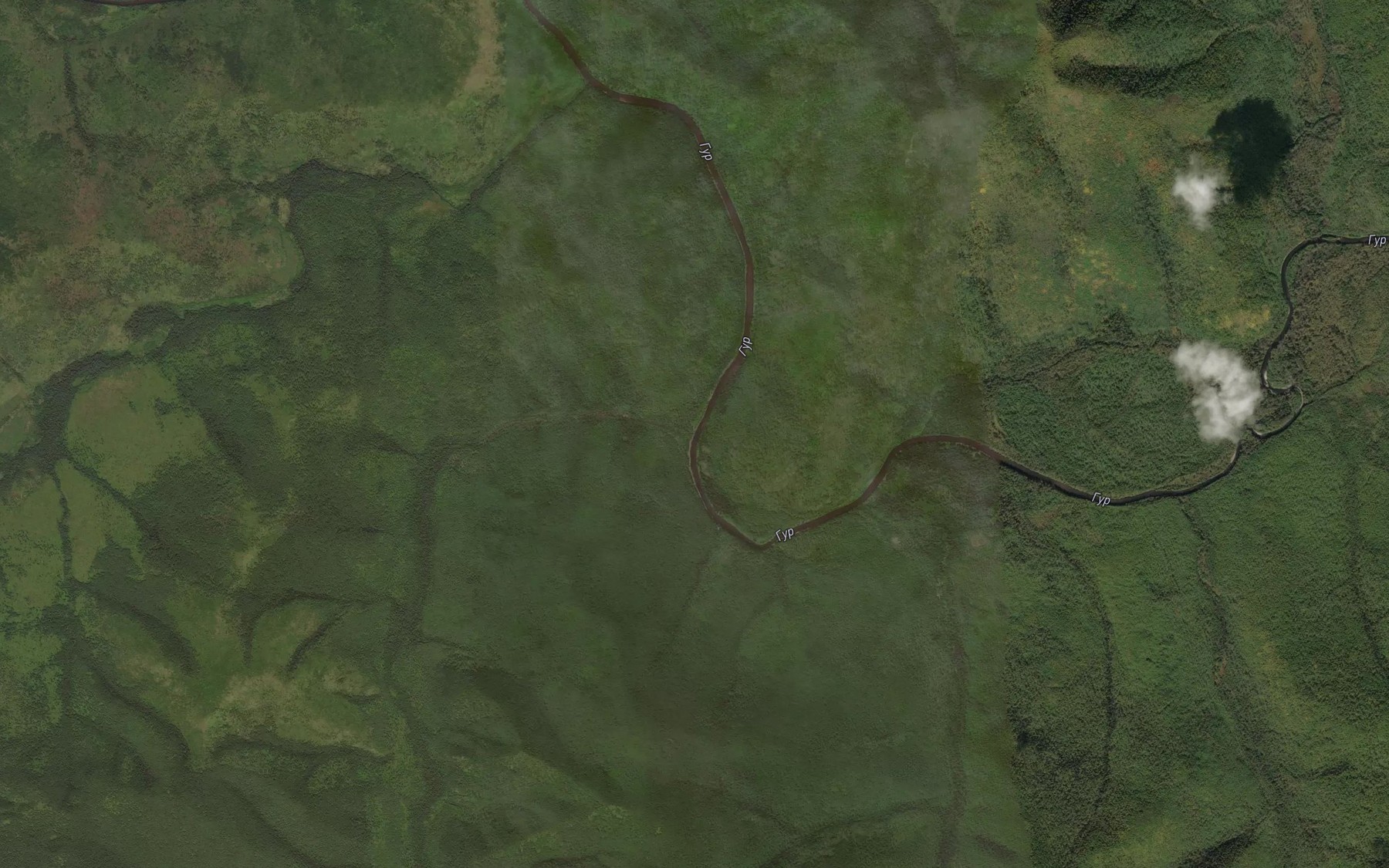 Satellite map of the Dyuldaki