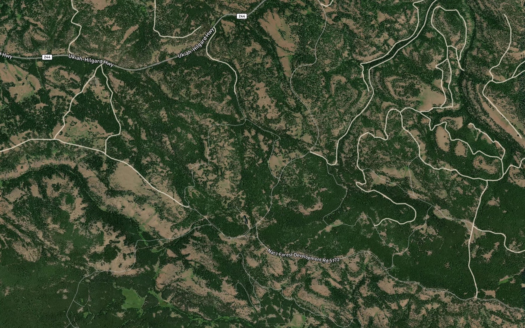 Satellite map of the Tin Troughs Spring