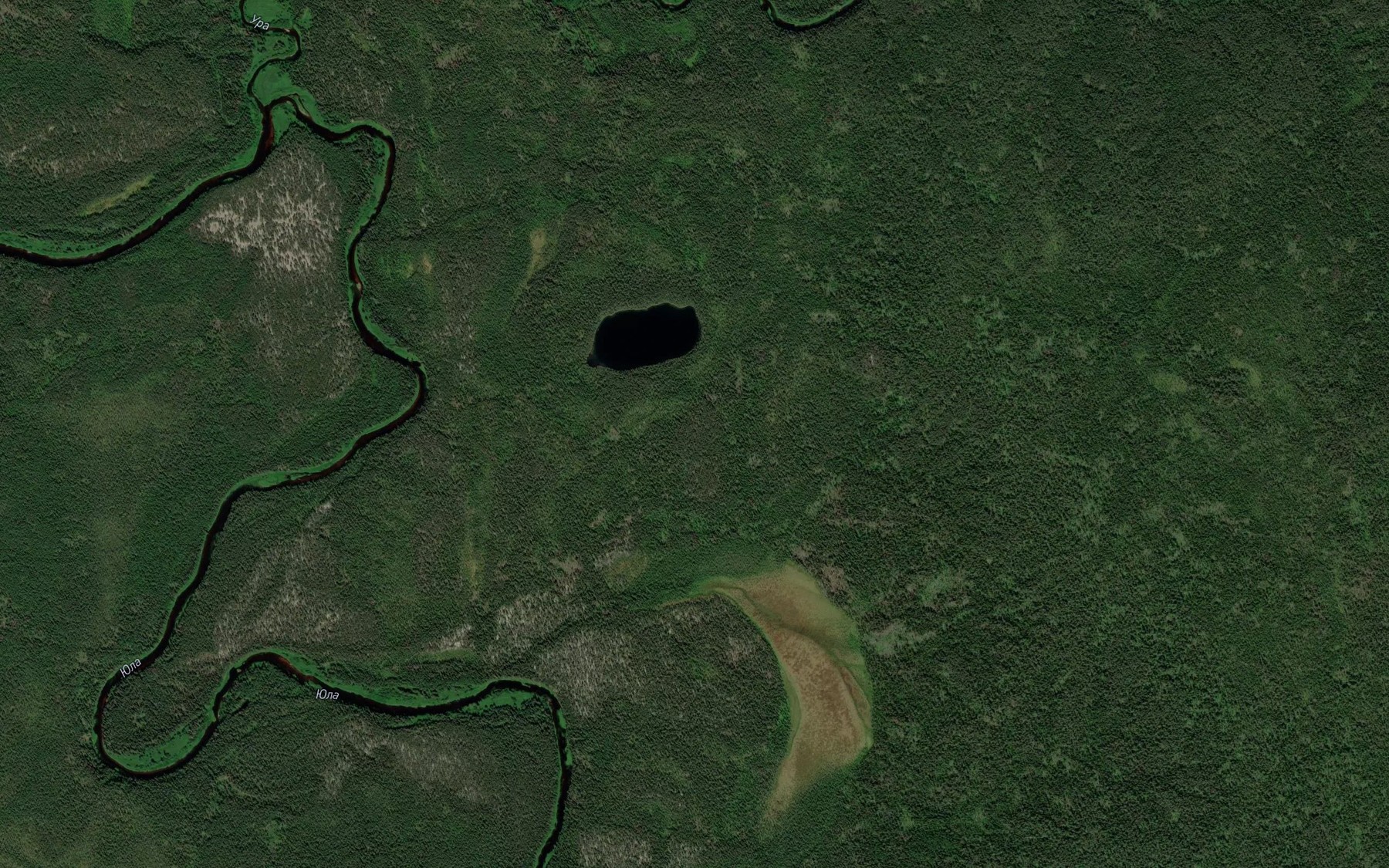 Satellite map of the Ozero Beloye