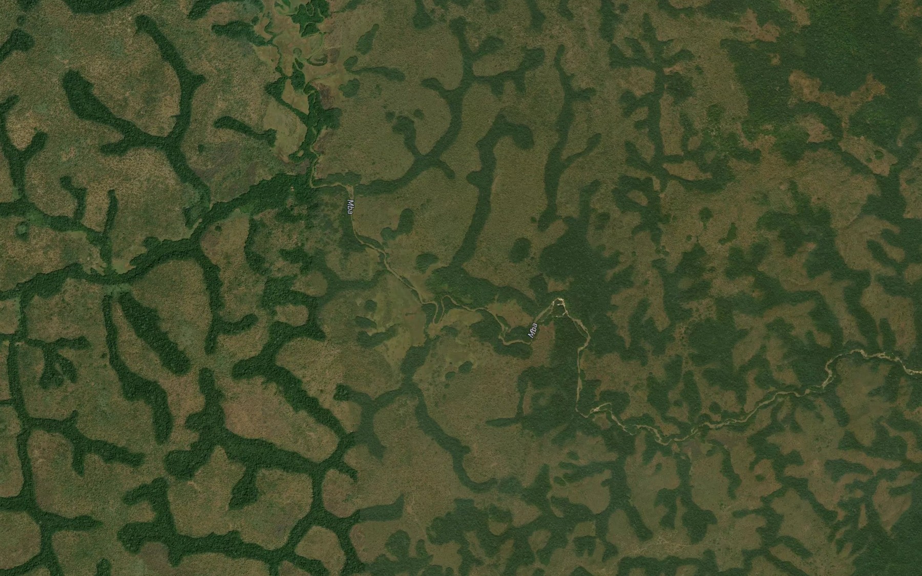 Satellite map of the Mbali