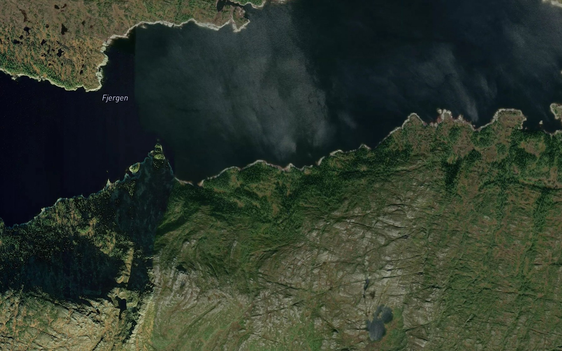 Satellite map of the Storflobekken