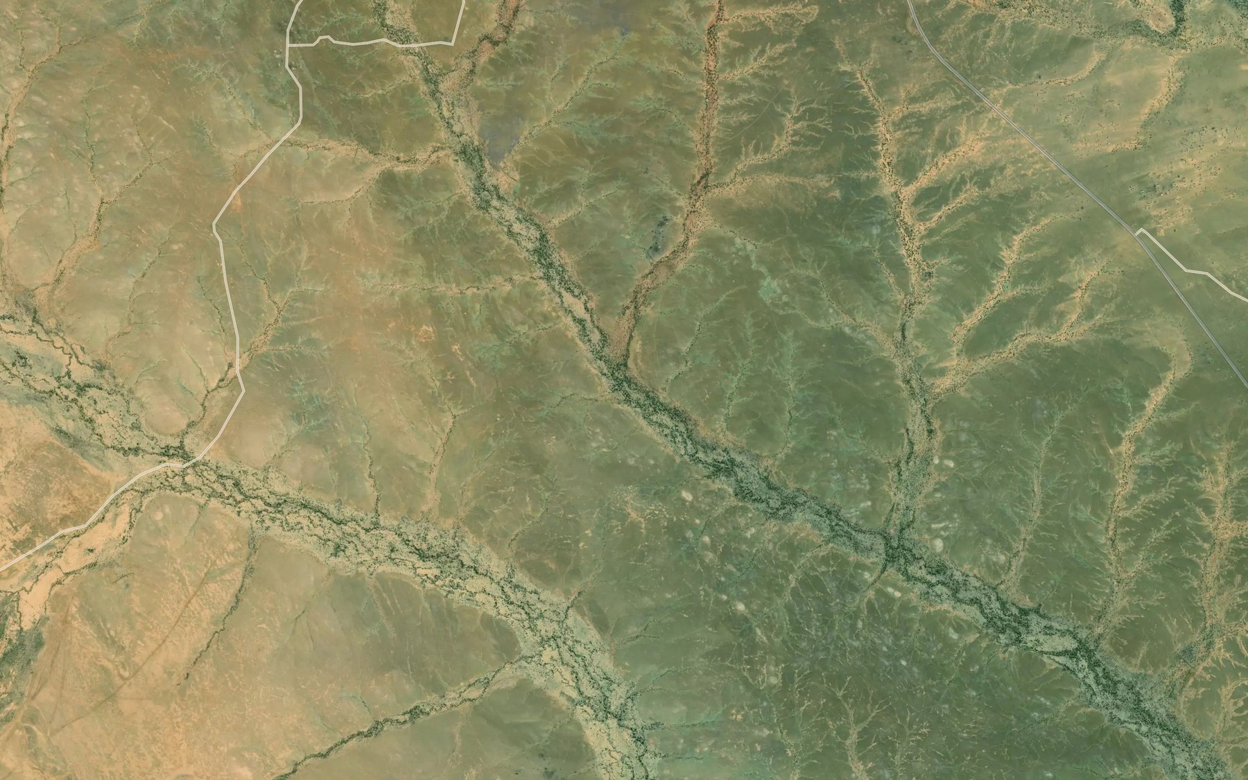 Satellite map of the Agoueida