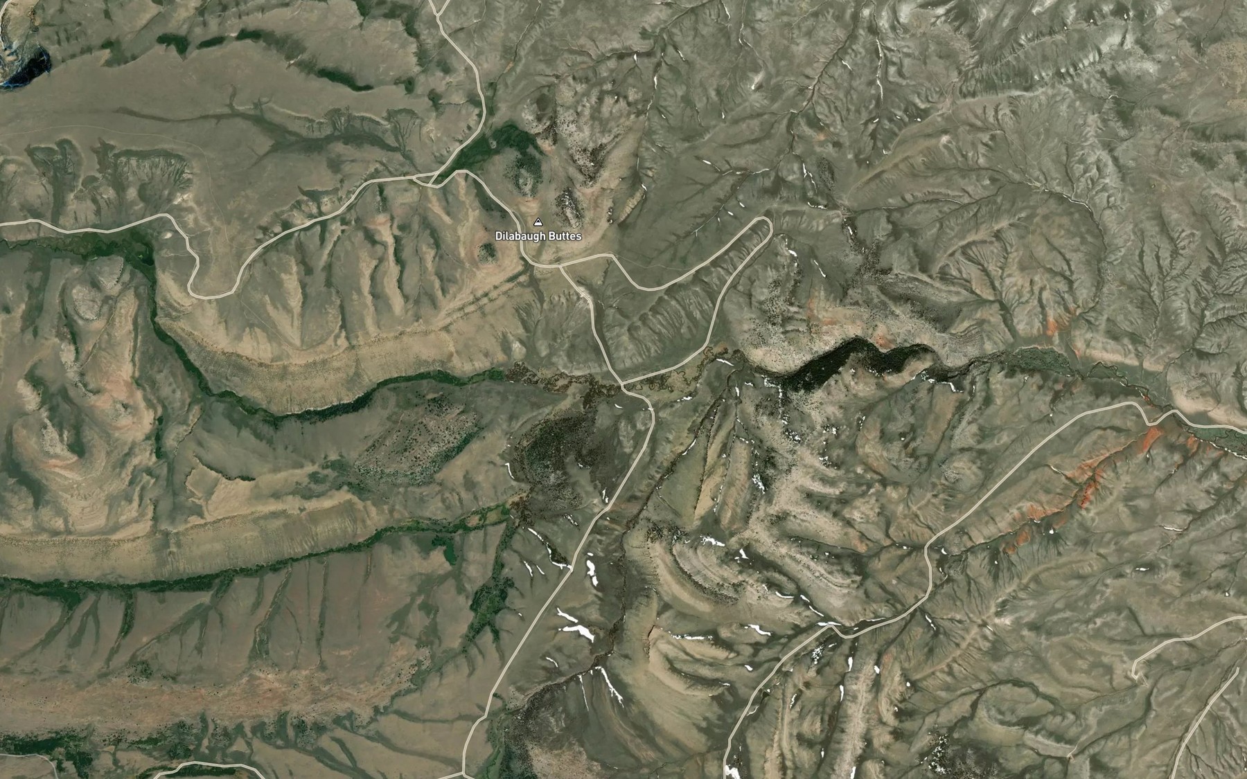 Satellite map of the Little Beaver Creek