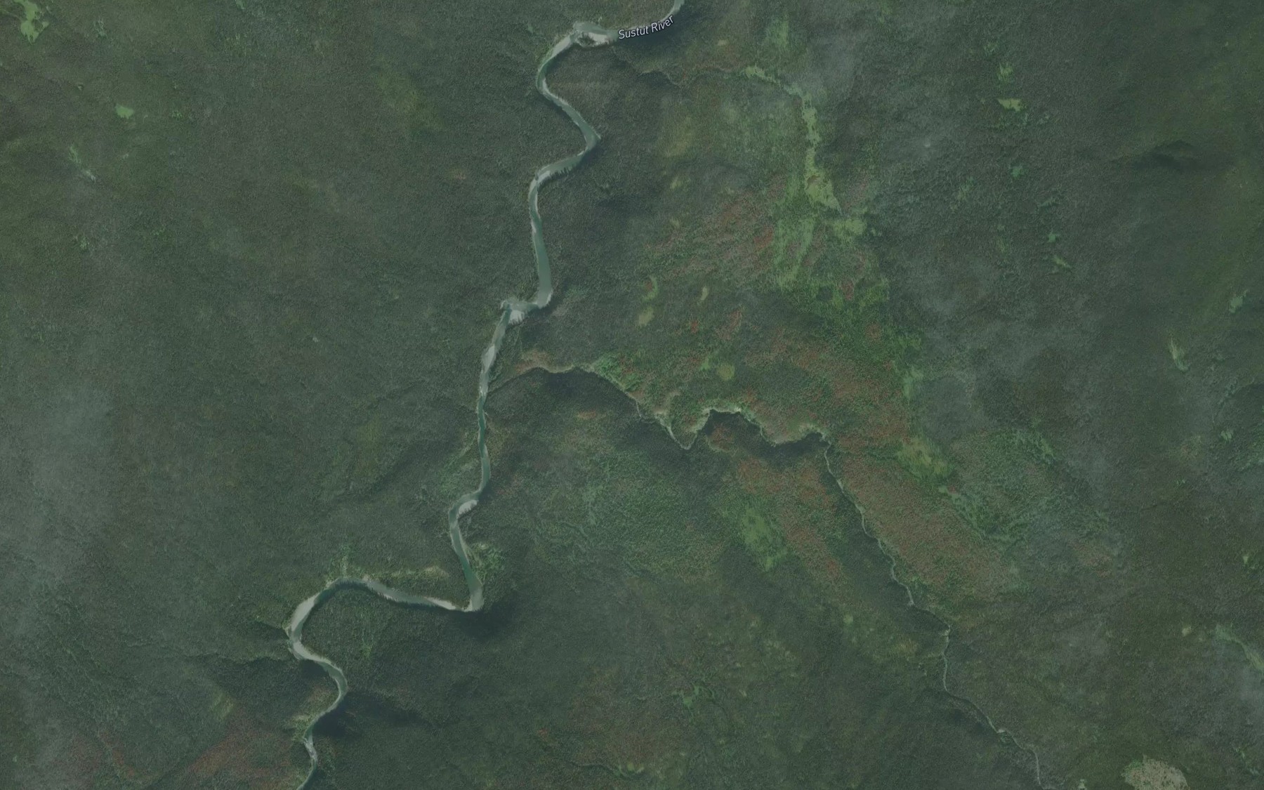 Satellite map of the Saiya Creek