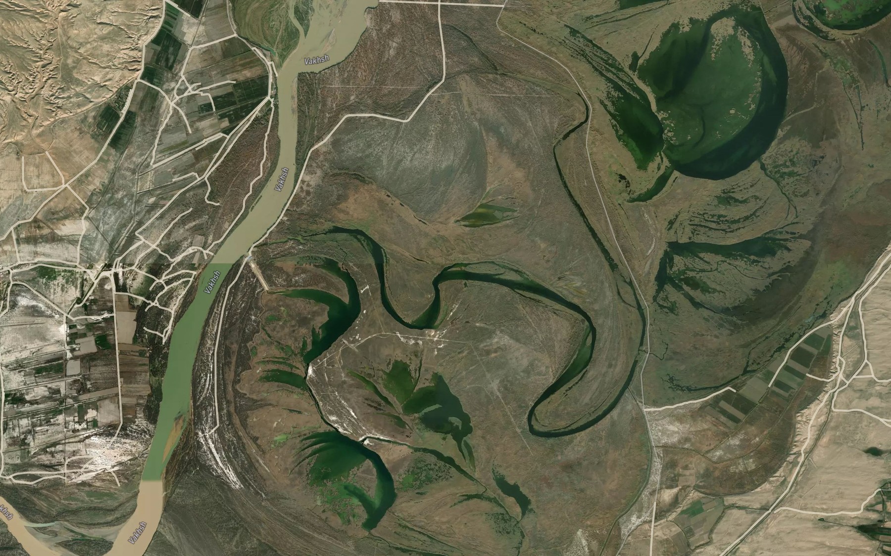 Satellite map of the Ozero Podkova